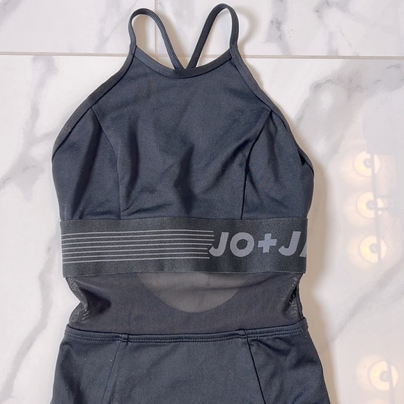 Jo + Jax Fame Uni Dance Unitard One Piece In Classic Black Girl’s YL - Picture 4 of 14